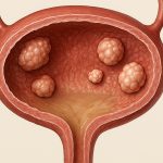 Bladder wall thickening and nodular lesions