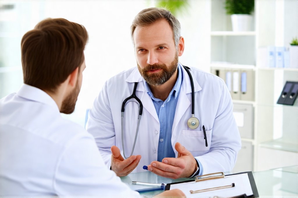 Monitoring initial symptoms of BPH in men