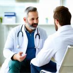 Noticing pelvic discomfort while leaning forward