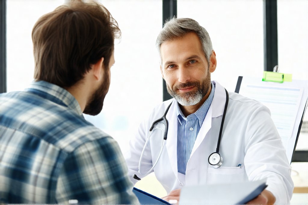 Observing odd warmth in urethral canal