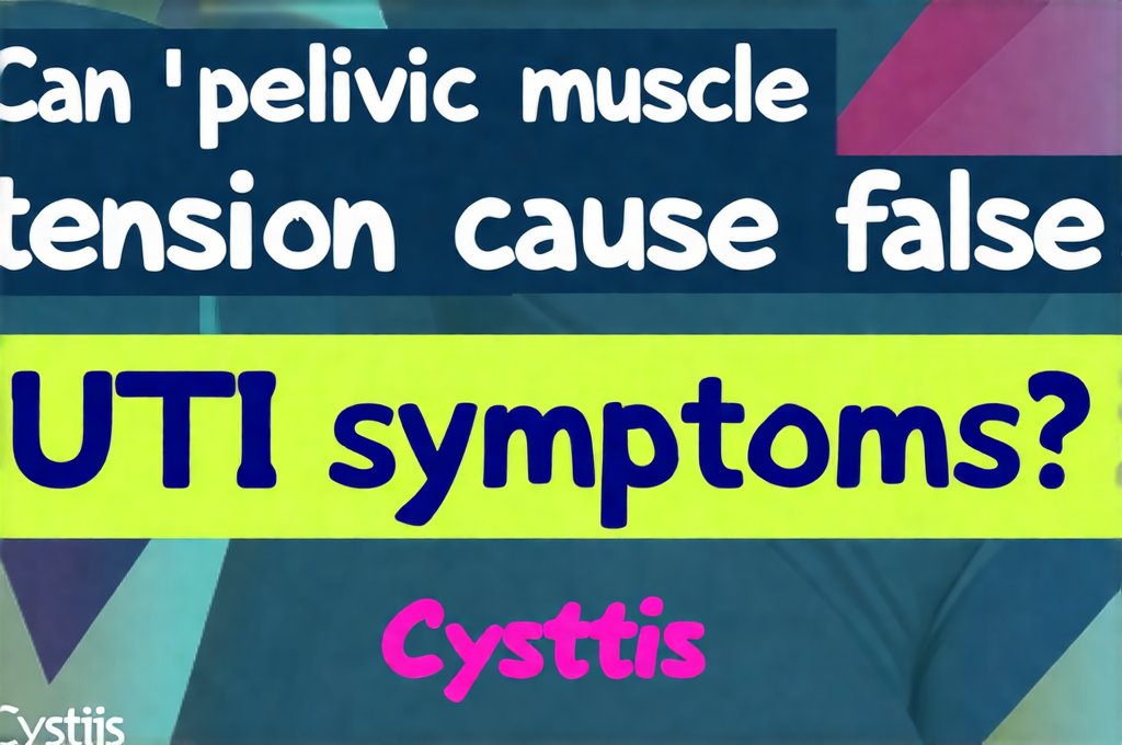 Can pelvic muscle tension cause false UTI symptoms?