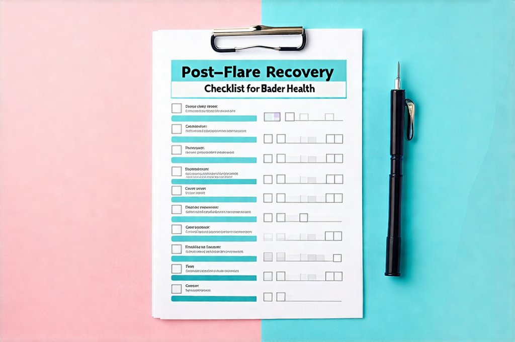 Post-Flare Recovery Checklist for Bladder Health