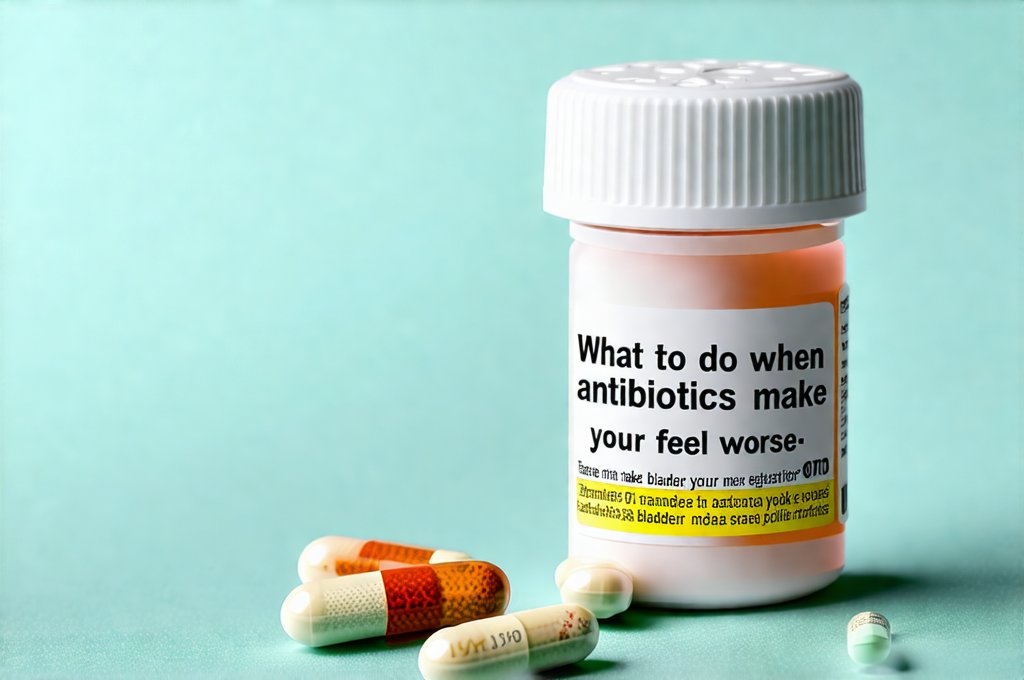 What to do when antibiotics make your bladder feel worse
