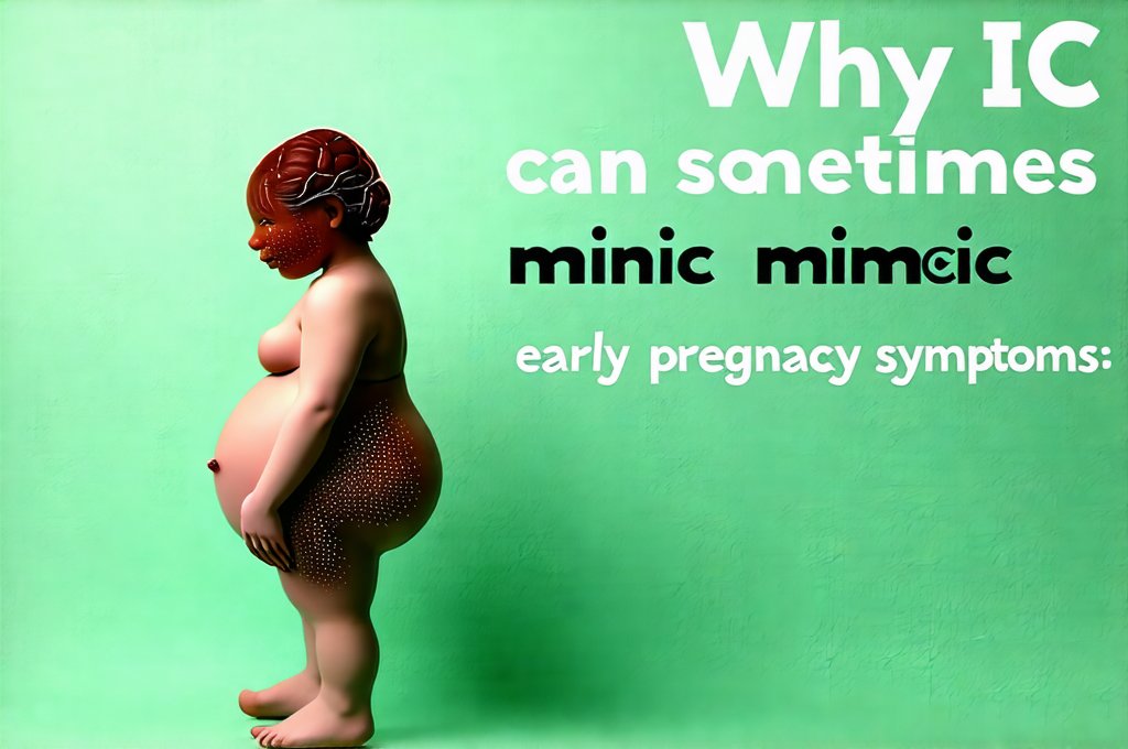 Why IC can sometimes mimic early pregnancy symptoms